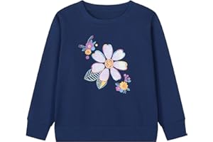 Gumyoss Felpa Unicorno Bambina Pullover Bambine in Cotone Magliette Manica Lunga Bambina Autunno Inverno Senza Cappuccio Felpa Bambine e Ragazze 2-7 Anni