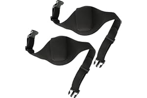 Frienda 2 Stück Mikrofon-Gürtel-Set, Fitness-Lehrer, Mikrofon-Gürteltasche, Tragetasche, verstellbar, Neopren, schweißabsorbierend, Gürtel für Theater, Lautsprecher, klassisches Schwarz