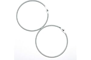 ‎VAN DEN HEUVEL van den Heuvel 2 x Warenring aus Stahl | Stahlring ∅ 12cm | gehärtet & verzinkt | mit Verschluss zum Aufklappen