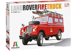 Italeri 3660 Automodell Bausatz 3660S 1:24 Land Rover Fire Truck-réplica Fiel, modelismo, Hobby, encolado, Kit de plástico, Montaje, Color unlackiert, pequeño