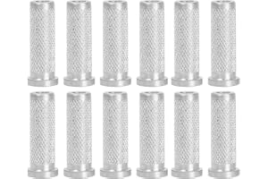 Zerone Inserts De Base De Tir À l'arc De Remplacements 12pcs, Accessoire De Chasse Standard De Manche en Aluminium De Carbone De 6.2mm / 0.24in