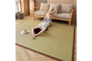 GUOIOOI Materasso Tatami tradizionale giapponese, materasso da pavimento, materassi Futon Tatami in rattan naturale, tappetini da meditazione for pavimento, futon estivo traspirante for dormire, sedersi, yoga