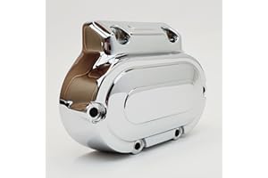 Billet Proof Designs Transmission Cover for Harley Softail, Touring Models & Dyna FXD/FXDWG Big Twin Evolution ‘EVO’ & Twin Cam 5-Speed, Smooth Chrome - Replaces HD# 37105-87A