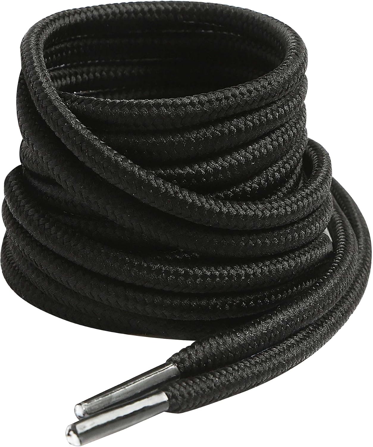 VSUDO Round Boots Laces, 4mm Diameter Outdoor Work & Hiking Shoe Laces for Boots, Premium Round Shoelaces for Trainers Shoes