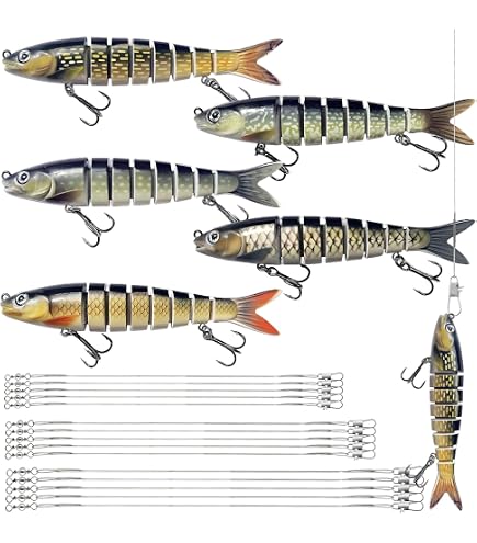 Kit Esche Da Pesca 236 Pezzi Con Scatola Portatile: Crankbaits, Cucchiai, Ganci E Piombi, Attrezzatura Completa Per Pesca In Acqua Dolce, Regalo Uomo - 2