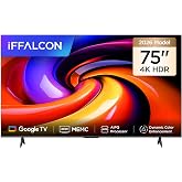 iFFALCON 75U65 75 İn&ccedil; Smart TV 4K UHD HDR 10 Gaming Google TV, Dinamik Renk Geliştirme, Dolby Audio, MEMC, İnce Tasarımlı Gam