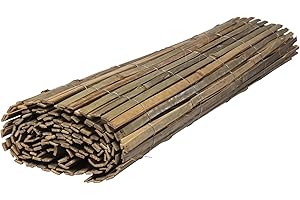 WERKA Pro, Brise Vue en Bambou Naturel, Protection Contre Le Vent, Décoration De Jardin, Intimité Extérieure, Écran De Jardin, Résistant Aux Intempéries, Facile À Installer