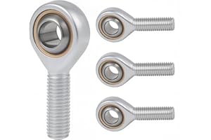 NAKUPENDA 4Pcs Cojinetes de Extremo de Varilla Extremos de Varilla Rosca Macho Rosca Derecha Autolubricante Extremos de varilla Deslizante Cojinete de Unión (M14)