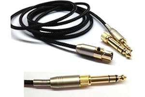 NewFantasia Replacement Audio Upgrade Cable Compatible with AKG K240, K240S, K240MK II, Q701, K702, K141, K171, K181, K271s, K271 MKII, M220, Pioneer HDJ-2000 Headphones 2meters/6.6feet