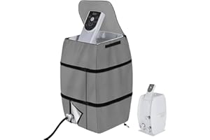 DOVAKO Hot Tub Cover | Insulated, Waterproof & Dustproof Lazy Spa Cover | Durable Outdoor Pool Hot Tub Shelter, Lazy Spa Thermal Pump Cover | Lazy Spa Accessories for Hot Tub Inflatable Bathtub (Grey)