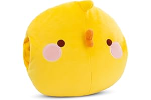 NICI Handmuff Piu Piu 33x33x10cm - Flauschiger Kinder Muff mit Piu Piu Gesicht für Mädchen, Jungen & Babys, Handwärmer ideal für kalte Tage – 61170, Gelb