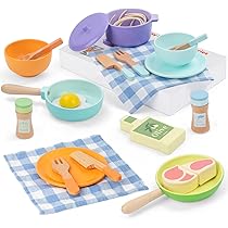 Service à Thé Jouets En Bois Pour Enfants, Dinette Enfant 15 Pcs Accessoire De Cuisine, Tea Party Jeux De Rôle, Montessori Jouet Anniversaire Cadeau Pour Filles Garçons 3 4 5 Ans