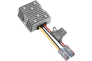 YABOANG Alimentatore DC/DC Buck da 30-60V a 24V, convertitore di tensione con fusibile a 24V10A 240W MAX Trasformatore di potenza per automotive, luci LED, banchina della barca, strumenti e altro.