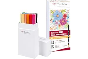 Set De 18 Rotuladores Dual Brush Colores Secundarios Tombow