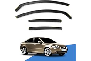 EdgeVisors Wind Deflectors Set Fits: Volvo S40 MK2 2004-2012 4 Door Saloon 4pc