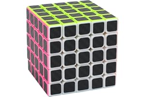 Puzzle Cube 5x5x5 Coolzon® Nouveau Cubo Autocollant de Carbone Fibre Ultra Rapide
