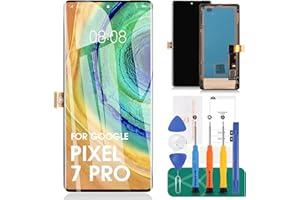 SRJTEK OLED per Google Pixel 7 Pro 5G Sostituzione Dello Schermo per Google Pixel 7 Pro GP4BC GE2AE Display LCD per Google Pixel 7 Pro Digitizer Touch Screen Assembly Sostituzione 5G con Telaio