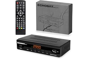 hd-line Récepteur de câble récepteur pour télévision numérique par câble 2990 Combo DVB-C (HDTV, DVB-C/C2, DVB-T/T2, HDMI, Péritel, USB 2.0, Wi-FI en Option) + câble HDMI Noir