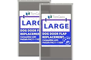 TonGass PAC11-11039 Ersatzklappe für große Hunde, kompatibel mit PetSafe Freedom Hundetüren, 26,7 x 41,2 cm, Ersatzklappen für Haustiertüren mit Magnetverschluss, wetterfest und verwindungsbeständig
