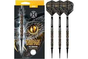Harrows Taipan - Juego de Dardos de Punta Suave de 90% tungsteno en Varios Pesos