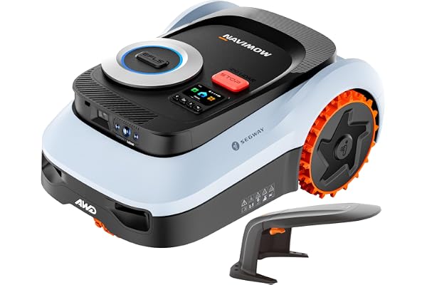 Segway Navimow i210 LiDAR Pro robotgräsklippare med Garage M, LiDAR + Vision + Nätverks-RTK:s navigering, Xero-Turn AWD, auto-mappning, Allhjulsdrift upp till 55% (Produkterna skickas separat)