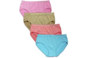 Channo Braguitas niñas Licra Lisas Color Uniforme. Tejido Suave, Ligero y elástico. Modelo sin Costuras. Pack de Bragas