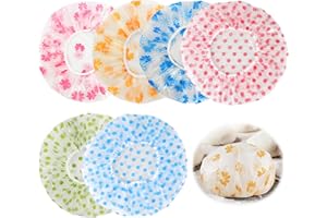 LPOLKVEMELH 6 PCS Bowl Covers for Bread Proofing, Reusable Elastic Plastic Bread Proofing Cover, Adjustable Universal Sourdough Proving Covers for Rising Dough Breads Bake Fruit Vegetable Fresh Keeping