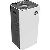 Amazon Basics Luftreiniger, CADR 800m³/h,deckt bis zu 96 m² Raum ab, mit True HEPA Filter, entfernt 99,97% von Allergenen, St
