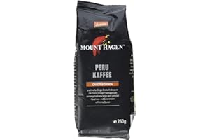 Mount Hagen Bio Demeter Röstkaffee Peru, 250g ganze Bohne