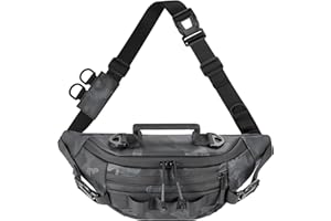 THKFISH Bolsa de Aparejos de Pesca, riñonera Impermeable para Mujeres y Hombres, Bolsa de Pesca portátil, Bolsa de Pesca con Mosca al Aire Libre