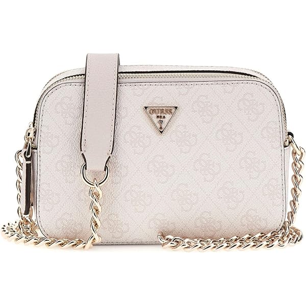 Borsa A Tracolla GUESS Caddie Camera Bag – Colore Stone, 26x16,5x7 Cm, Tracolla Regolabile, Borchia Logo - 2