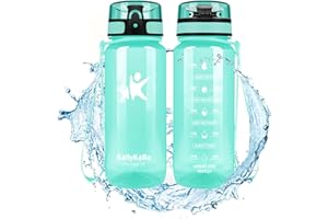 ‎KOLLYKOLLA KollyKolla Trinkflasche Kinder Auslaufsicher, 350ml Wasserflasche, Kohlensäure Geeignet, BPA-frei Kindertrinkflaschen, Trinkflasche Klein für Schule, Kinder, Jungen, Mädchen, Baby, Kindergarten