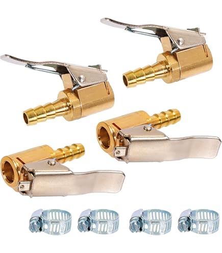 Connettore Rapido In Ottone Per Valvola Pneumatici, Adattatore Universale Per Pompa Aria, 8 Mm, Per Auto, Camion E Moto