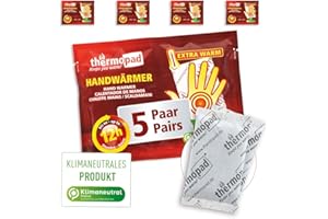 THERMOPAD scaldamani - 5, 10 o 30 paia - mani caldi per 12 ore - attivati a contatto con l'aria - cuscinetto termico - impacco caldo