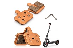 2 par bromsbelägg för Segway Ninebot G3 Max | Bromsbelägg kopparbaserad värme- och slittålig elektrisk skoter tillbehör för g