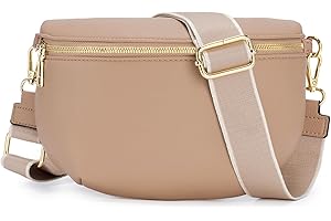 Roulens Damskie torby na ramię z 3 dużymi przegrodami, skóra PU, mała damska torba na ramię, mała torba na ramię z regulowanym, odpinanym paskiem