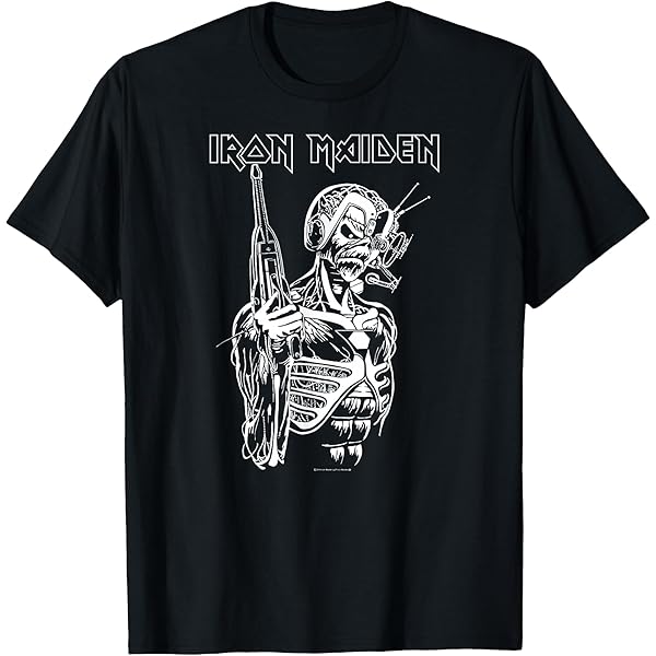 T-shirt Iron Maiden – Somewhere Back In Time (Noir, Taille XXL)