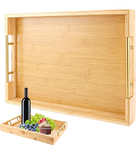 Vassoio In Legno Villa D'Este Tivoli 45x30 Cm | Paulonia E Multistrato | Design Con Definizione Victionary - Foto 8