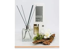 JAMES & CO FRAGRANCE James & Co No.2 Grey (Patchouli, Leather & Wood) 100ml Home Fragrance Reed Diffuser Set