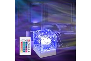 Lunartec Polarlicht: LED-Nordlicht-Sternenhimmel-Projektor, RGB, dimmbar, Fernbedienung (Polarlicht Projektor, Nordlichtprojektor, Tischleuchte Batterie)