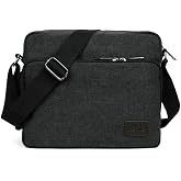 Borsa A Tracolla Uomo In Tela &ndash; Vintage, Grande, Stile Messaggero