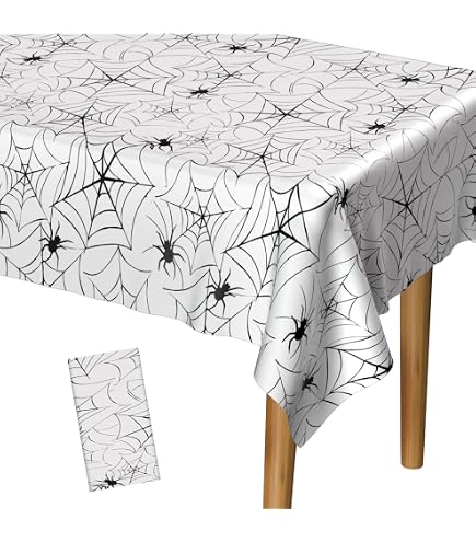 Halloween Tablecloth, 267 X 137 Cm, Halloween Orange Tablecloth, Happy Decoration, Happy Halloween Banner, Halloween Party Decoration Set, Scary Bats