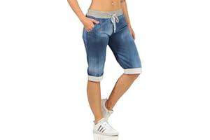 SOCKENHIMMEL Leichte Damen Sommer Bermuda in modischer Jeansoptik