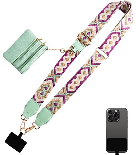 ClcIosis Chaîne De Téléphone Portable Universelle, Clip Bag, Chaîne De