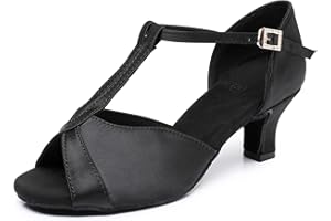 Rosefinch Donne Sala da Ballo Scarpe da Ballo Latino Salsa Bachata Prestazioni Professionali Sparkly Dance Scarpe da Ballo A05