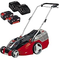 Einhell GE-CM 43 Akku-Rasenmäher Li M Kit Power X-Change (Li-Ion, 36 V, bis 600 m², 43 cm Schnittbreite, 6x…