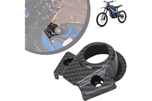 Runfarr Motorcycle Ignition Cover,Ignition Switch Decoration Ring Central Control Cover Circle Trim for Talaria Sting MX3/MX4/MX5 Electric Bike-Carbon Fiber Pattern