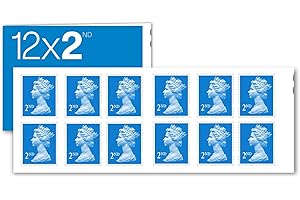 Royal Mail 2nd Class Standard Self Adhesive Postage Stamps, Pack of 12