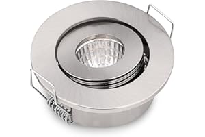 JOYINLED Focos COB con luces LED de 3 W, agujero pequeño, ajustables, tamaño 40-45 mm.
