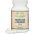 Double Wood Magnesium L Threonate Supplement | 100 Capsules (25 Servings) High Strength Magnesium L Threonate (4 per Serving) 2000mg